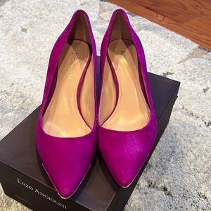 Enzo Angiolini kitten heel pumps